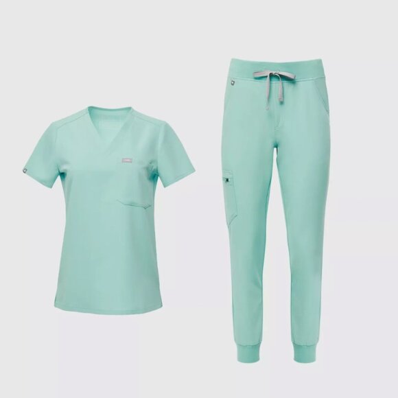 Figs Limited Edition Set of Sea Glass XS scrubs - Picture 1 of 3